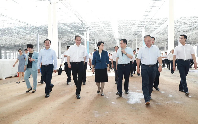 观摩团考察
